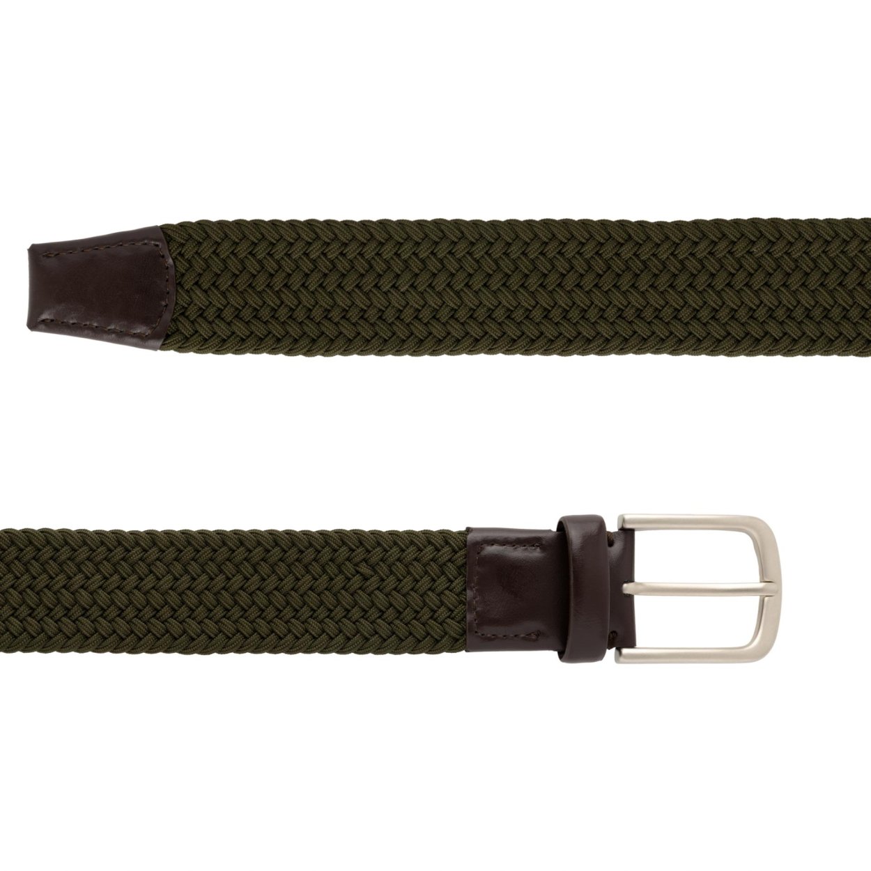 Olivový strečový pásek