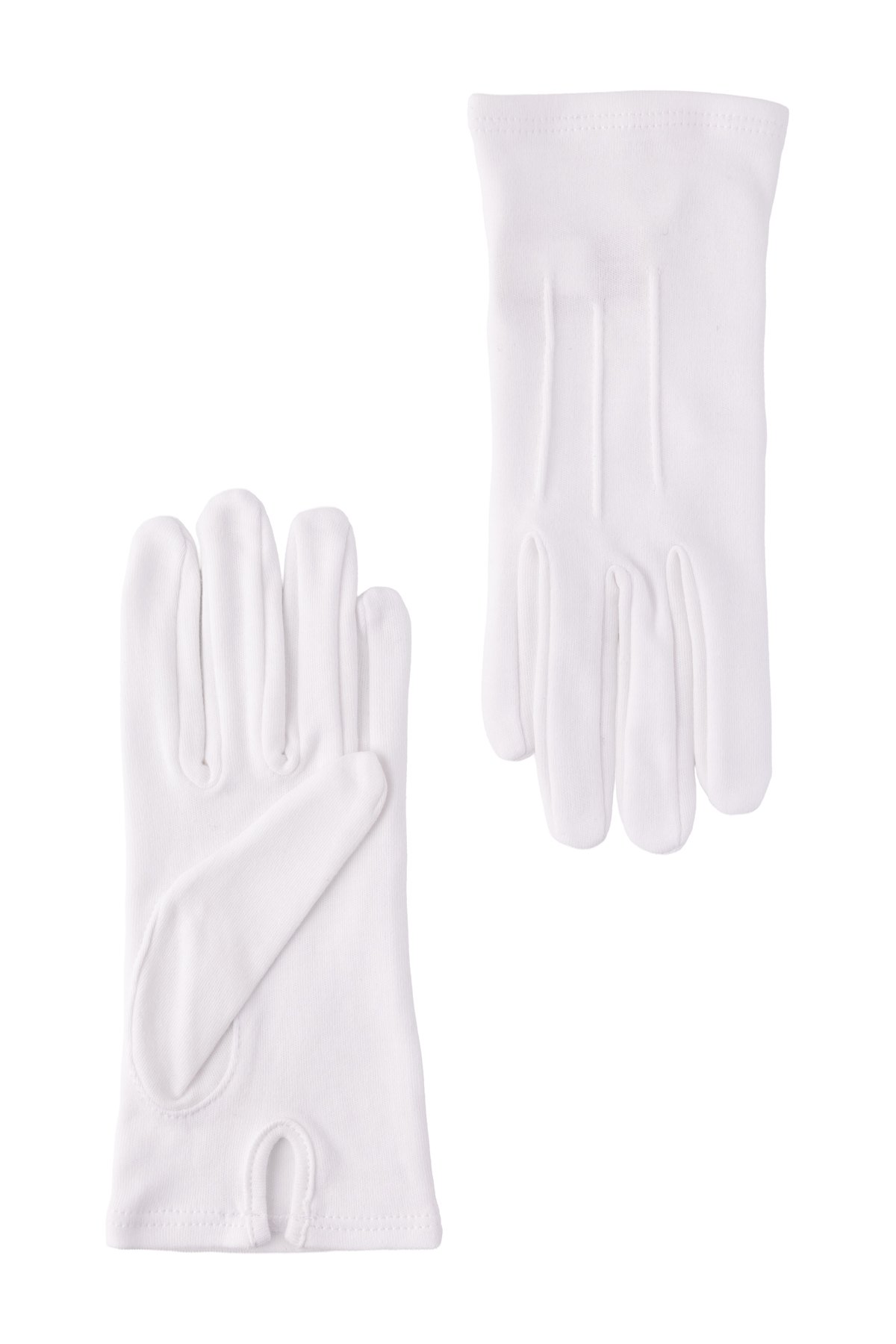 Bílé bavlněné rukavičky