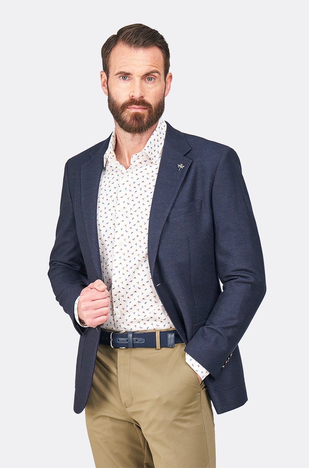 Tmavě modré sako Dalston