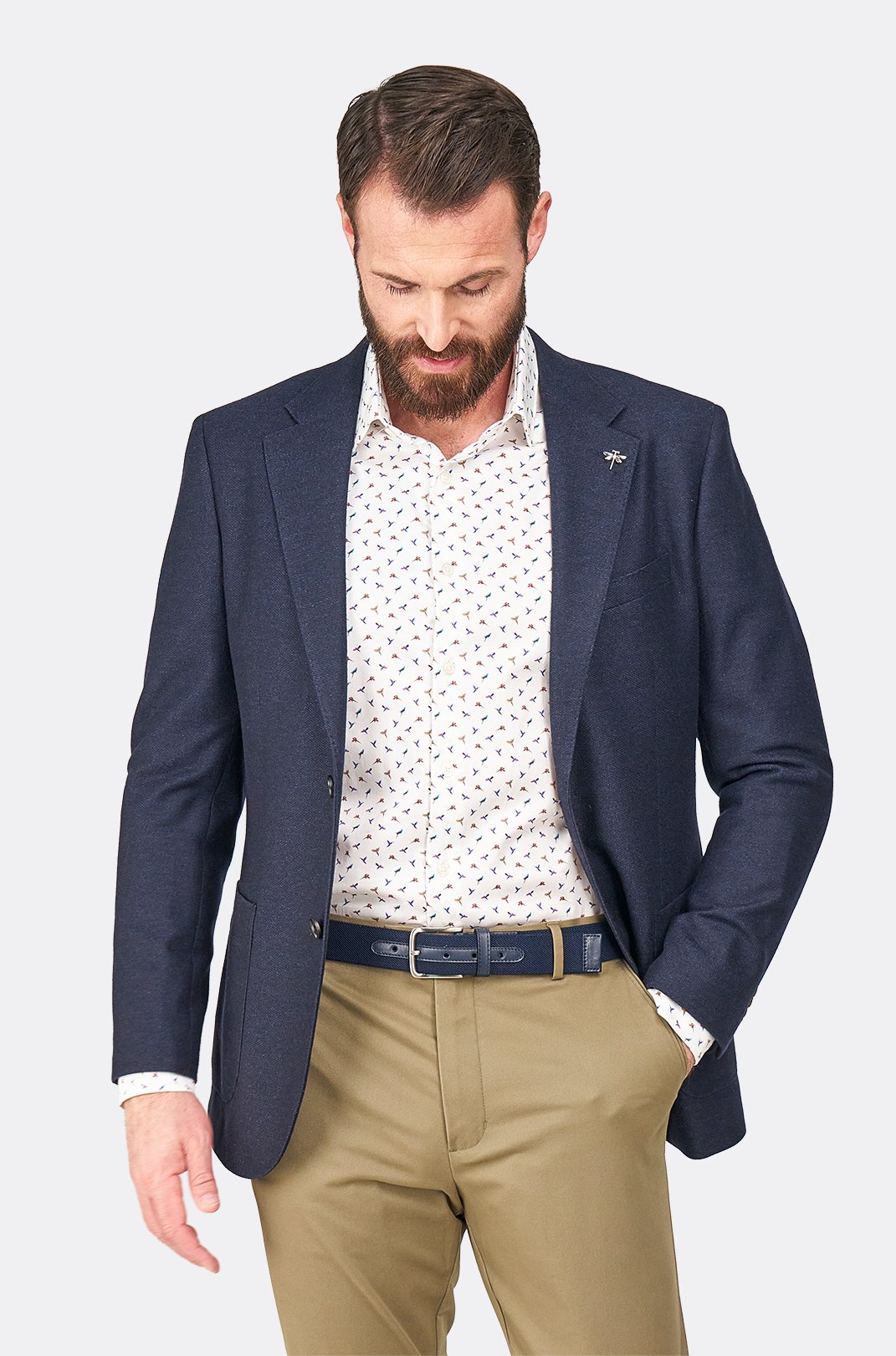 Tmavě modré sako Dalston