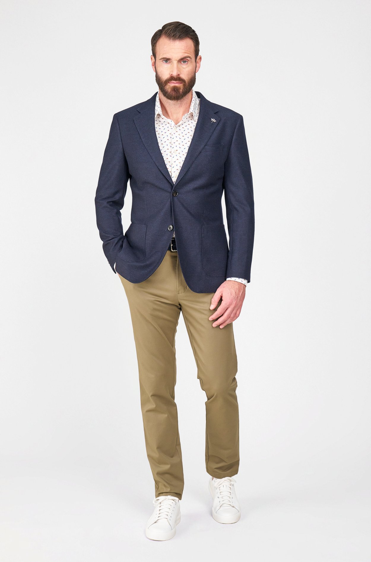 Tmavě modré sako Dalston