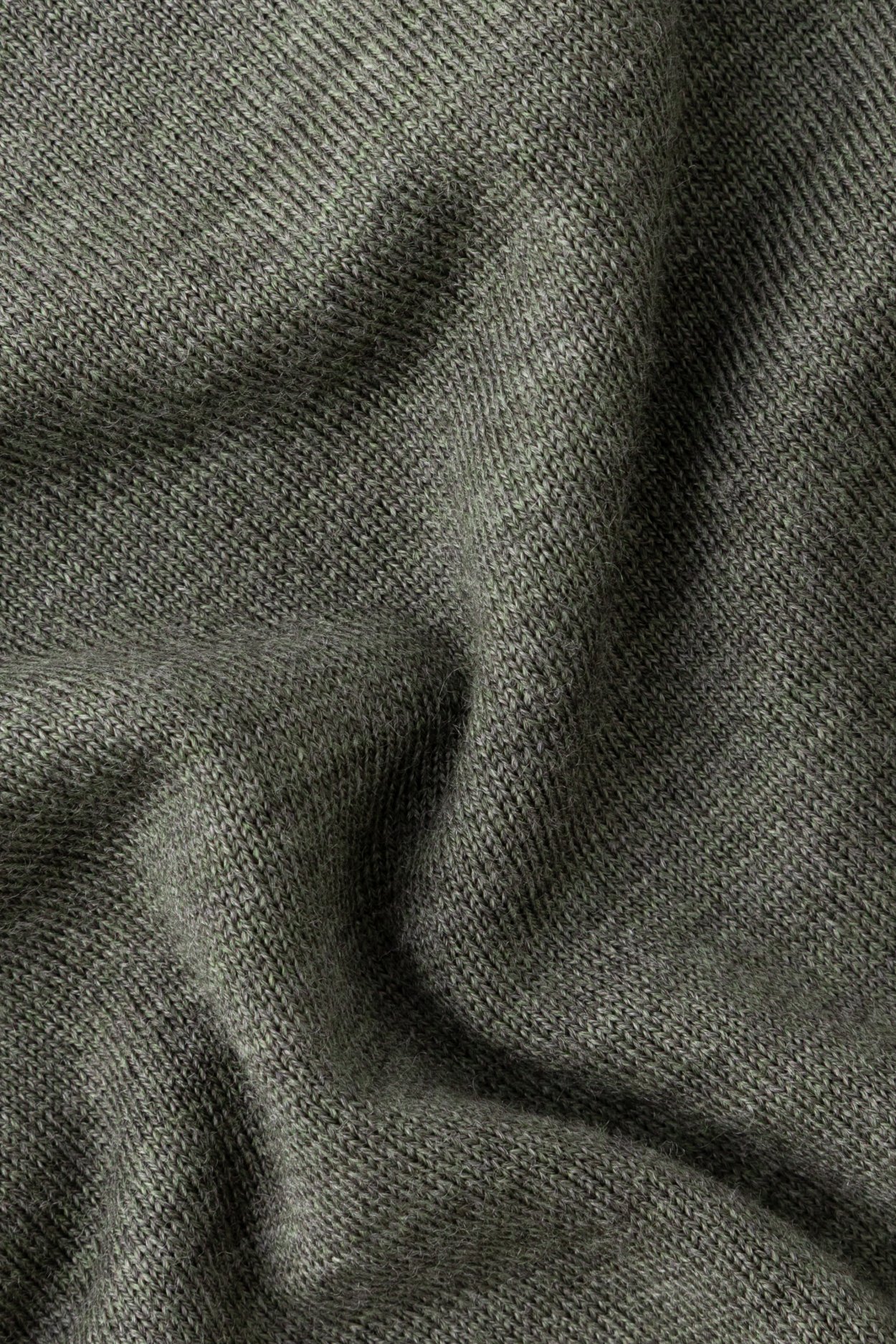 Olivový merino svetr Hampstead