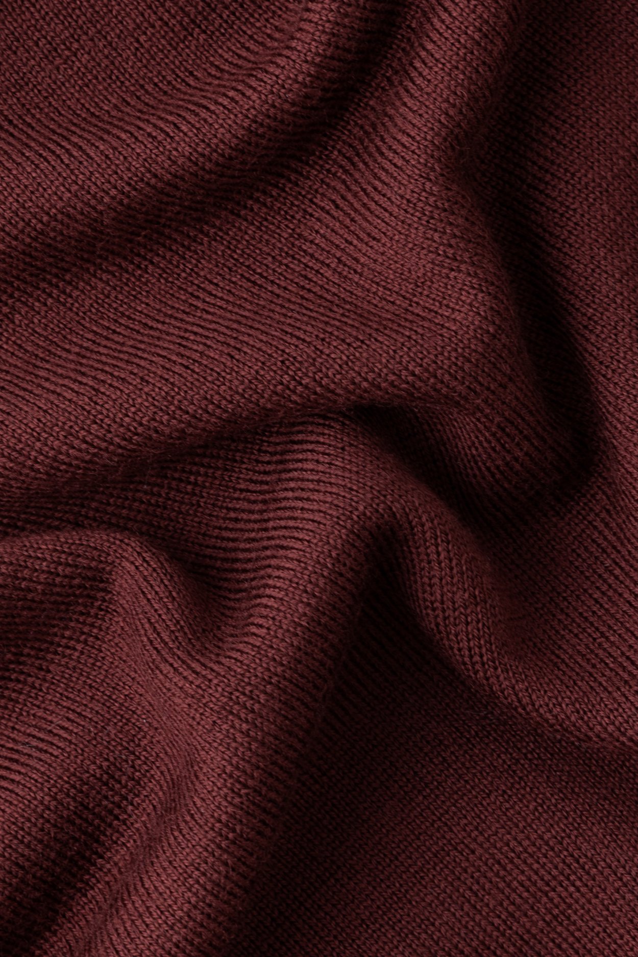 Vínový merino svetr Hampstead
