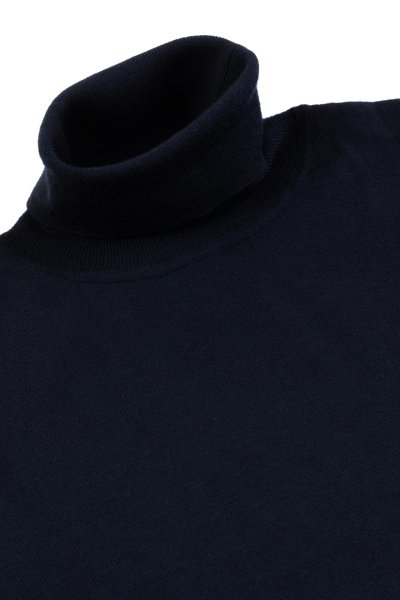 Tmavě modrý merino rolák Hoxton