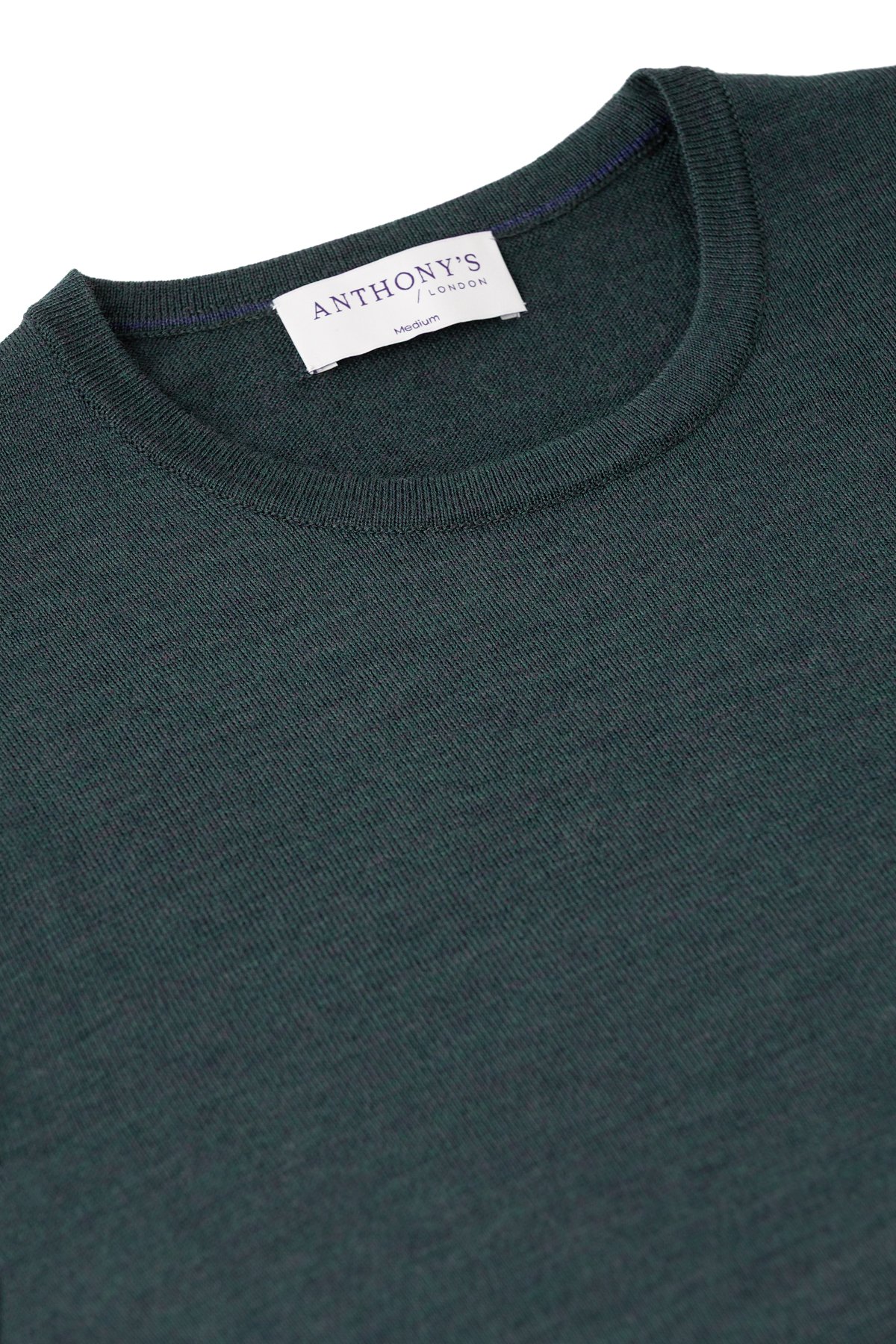 Zelený merino svetr Hampstead