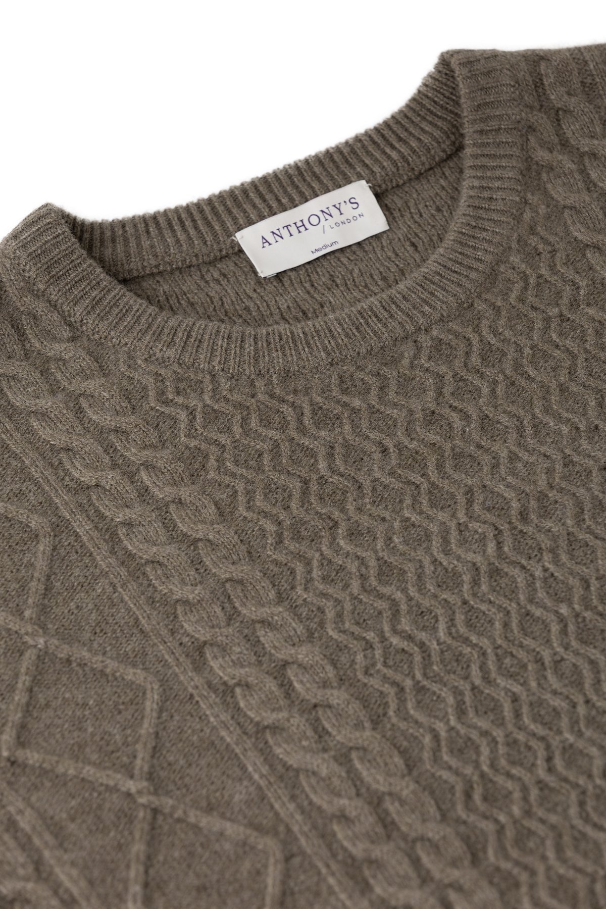 Hnědý vlněný svetr Elgin