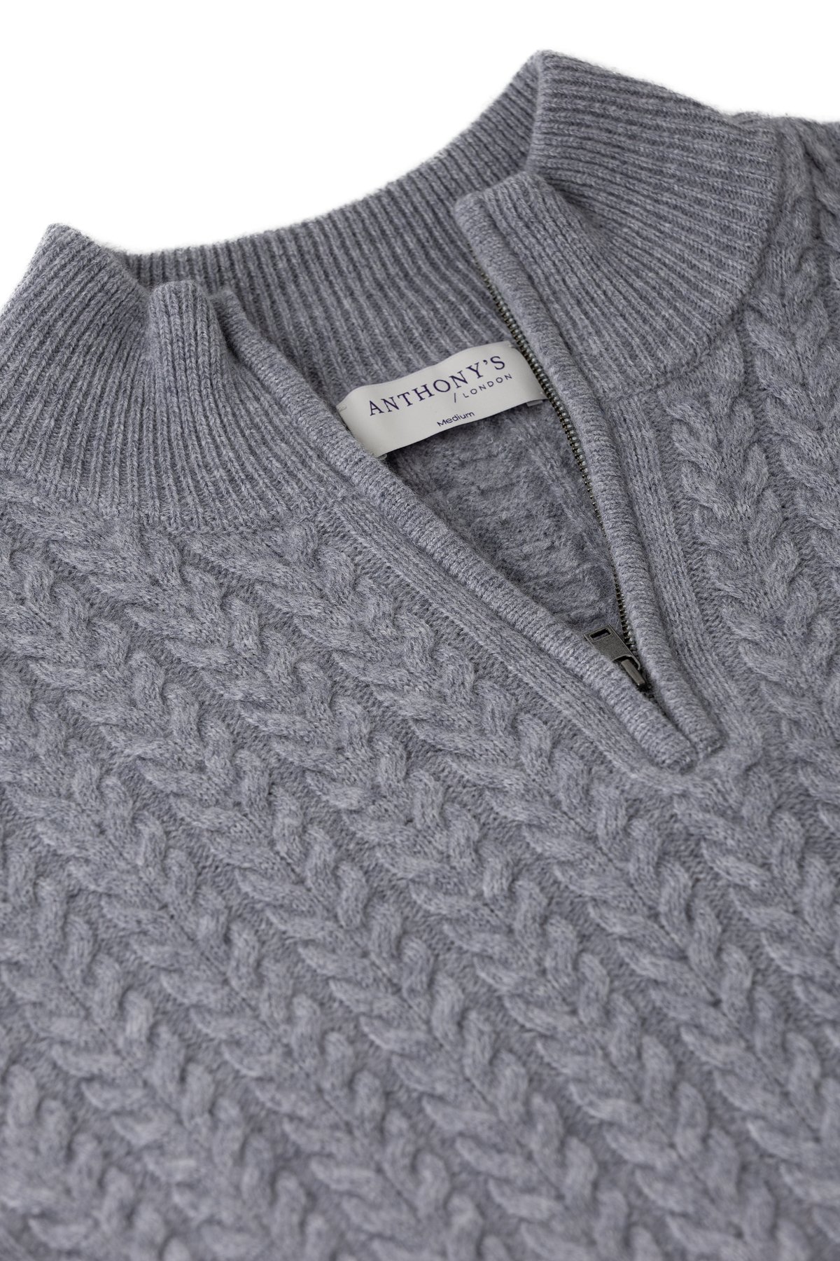 Šedý vlněný svetr Kirkwall