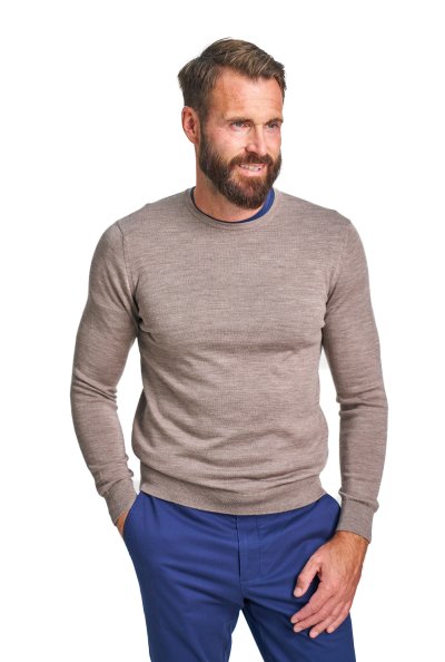 Béžový merino svetr Hampstead