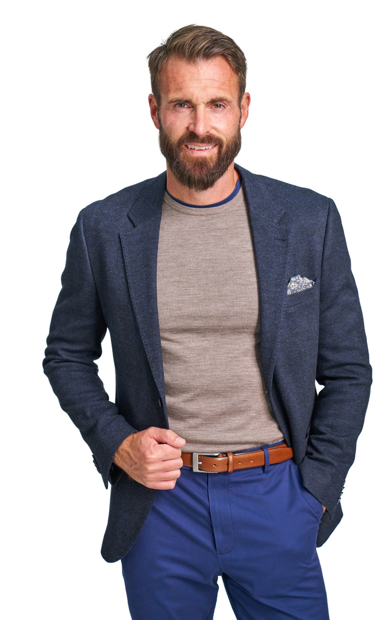 Béžový merino svetr Hampstead