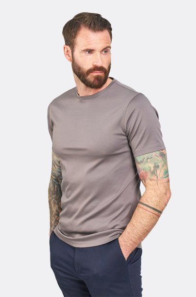 Šedé bavlněné tričko