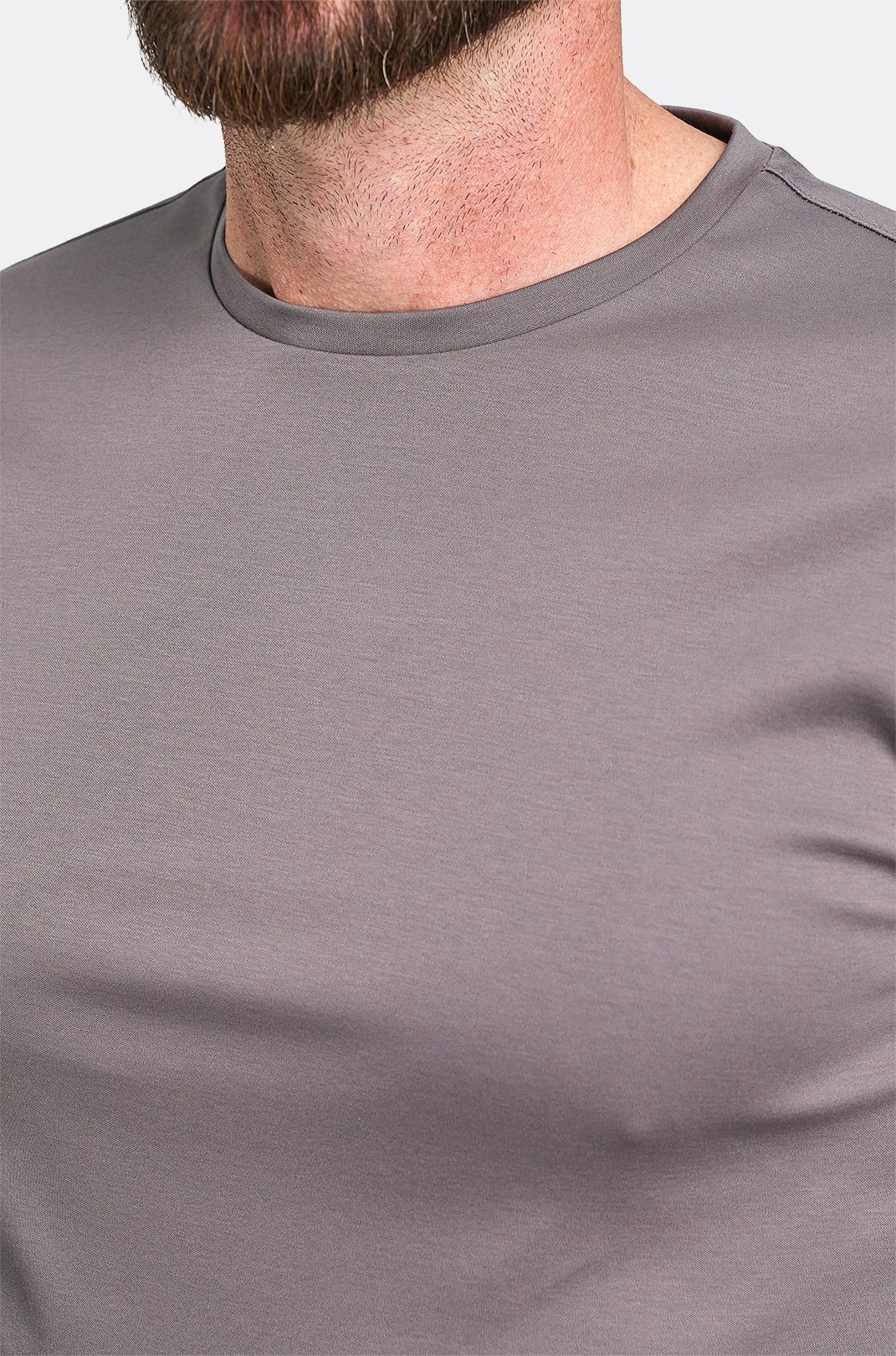 Šedé bavlněné tričko