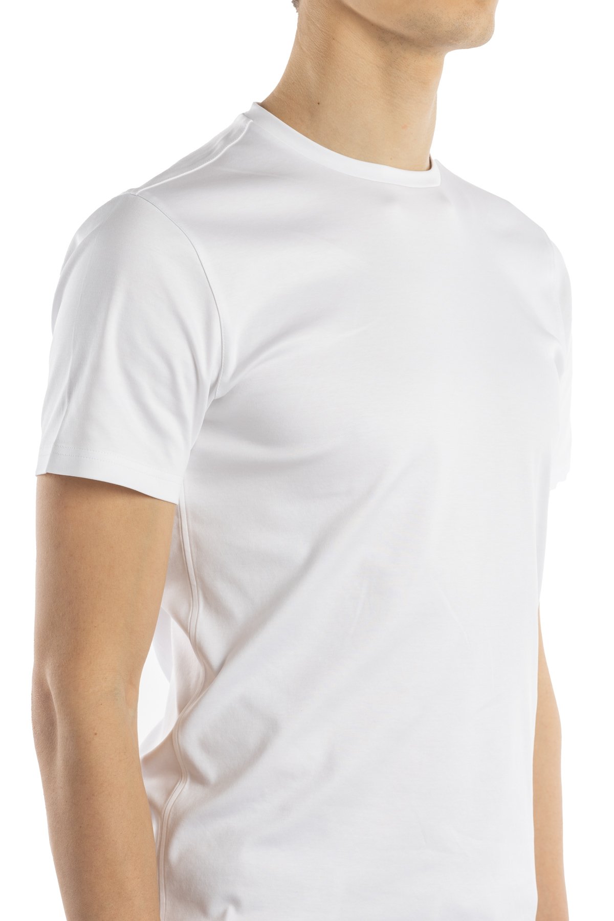 Bílé bavlněné tričko