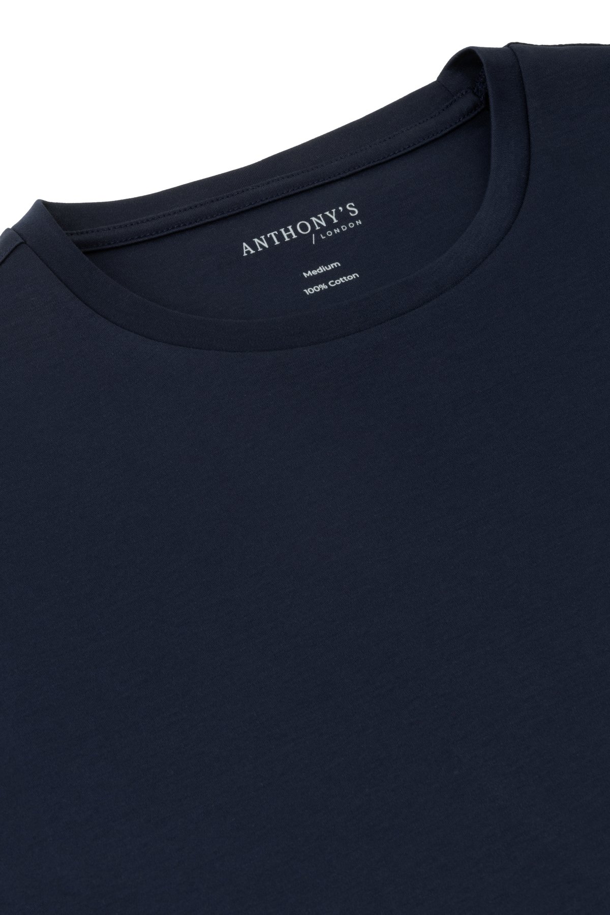 Tmavě modré bavlněné tričko